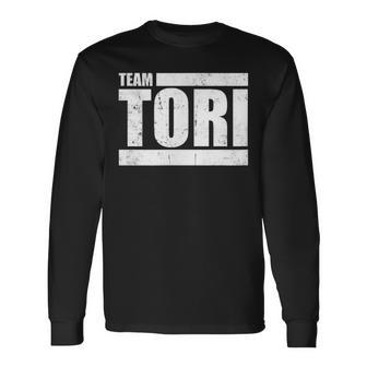 The Tori Challenge Team Tori Distressed Long Sleeve T-Shirt - Monsterry AU