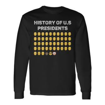 History Of US President 45Th Cool President Long Sleeve T-Shirt - Monsterry CA