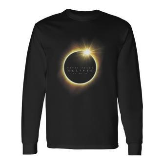 Total Eclipse Map Path Of Totality Lover April 8 2024 Long Sleeve T-Shirt - Seseable
