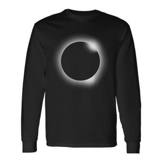 Total Eclipse Nerdy Science Lunar Solar Stem Long Sleeve T-Shirt - Monsterry UK