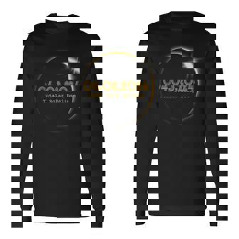 Total Solar Eclipse 2024 Total Eclipse April 04 2024 Long Sleeve T-Shirt - Thegiftio