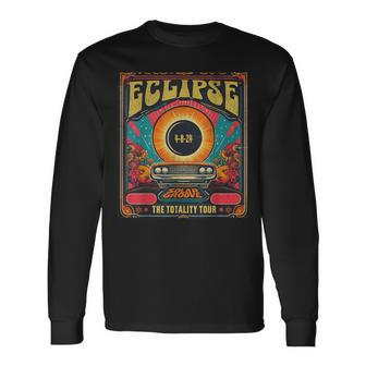 Total Solar Eclipse 2024 North America Tour State Totality Long Sleeve T-Shirt | Mazezy