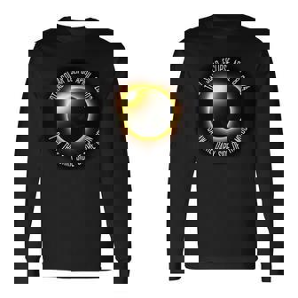 Total Solar Eclipse 2024 Totality Usa Eclipse April 8 2024 Long Sleeve T-Shirt - Thegiftio