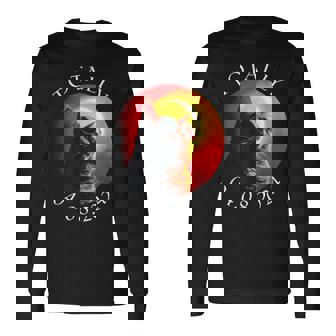 Total Solar-Eclipse 2024 Totally 04 08 2024 Cat Eclipse Long Sleeve T-Shirt - Thegiftio