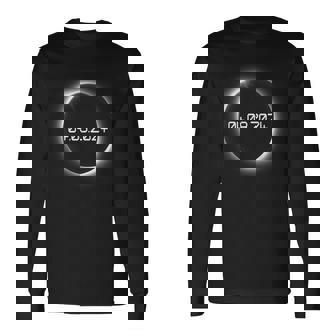 Total Solar Eclipse 2024 Usa April 8 2024 Solar Eclipse Long Sleeve T-Shirt | Mazezy