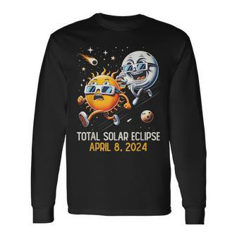 Total Solar Eclipse April 8 2024 Totality Astronomy Lover Long Sleeve T-Shirt - Monsterry AU