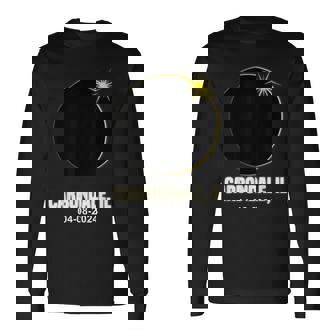 Total Solar Eclipse Carbondale Illinois Carbondale Eclipse Long Sleeve T-Shirt | Mazezy