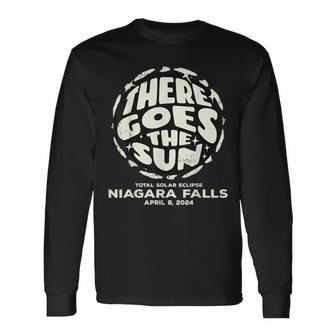 Total Solar Eclipse Niagara Falls Ny Canada April 8 2024 Long Sleeve T-Shirt | Mazezy UK