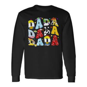 Toy Story Dada Boy Dad Father's Day For Mens Long Sleeve T-Shirt - Seseable