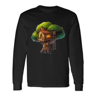 Tree House Long Sleeve T-Shirt - Thegiftio UK