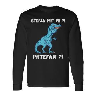 Trex Meme Dinosaur With Overbite Stefan With Ph Stephan S Langarmshirts - Seseable