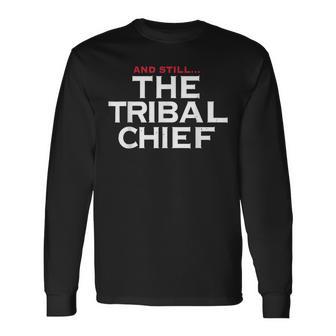 Tribal Chief Roman Wrestler Long Sleeve T-Shirt - Monsterry AU