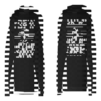Trust Me I'm A Sniper Long Sleeve T-Shirt | Mazezy