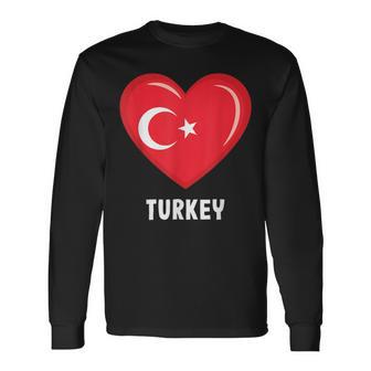 Turkey Flag Jersey Langarmshirts - Geschenkecke