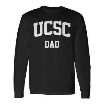 Ucsc Dad Athletic Arch College University Alumni Long Sleeve T-Shirt - Monsterry