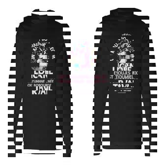 Un Mauvais Jour Avec Ma Licorne T-shirt à manches longues - Cadeauxyz