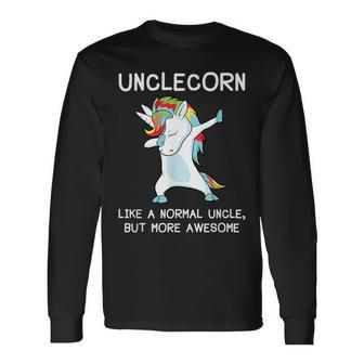 Unclecorn Uncle Unicorn Long Sleeve T-Shirt - Thegiftio UK