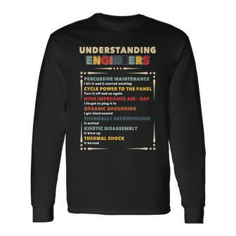 Understanding Engineers Cycle Power To The Panel Long Sleeve T-Shirt - Monsterry CA