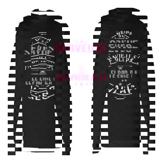 Une Super Serveuse Neieillit Pas Cadeau Serveuse T-shirt à manches longues - Cadeauxyz