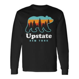 Upstate New York Bear Upstate New York Long Sleeve T-Shirt - Monsterry AU
