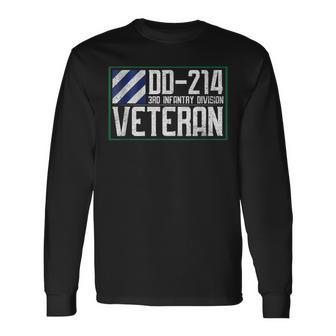 Us Army 3Rd Infantry Division Third Id Dd214 Veteran Long Sleeve T-Shirt - Monsterry