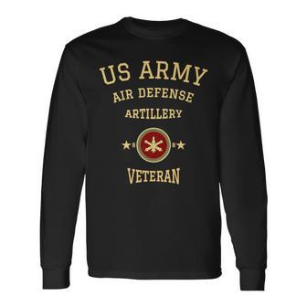 Us Army Air Defense Artillery Retired Army Veteran Long Sleeve T-Shirt - Monsterry