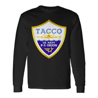 Us Navy P3 Orion Tactical Coordinator Tacco Long Sleeve T-Shirt - Monsterry AU