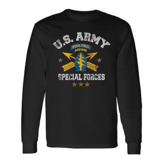 Us Special Forces Group Airborne Veteran Sfg 4Th Of July Men Long Sleeve T-Shirt - Monsterry UK