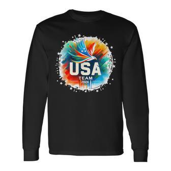 Usa 2024 Go United States Sport Usa Team 2024 Usa Long Sleeve T-Shirt - Monsterry AU