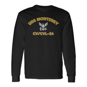 Uss Monterey Cv 26 Cvl Long Sleeve T-Shirt | Mazezy