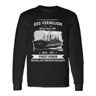 Uss Vermilion Aka Long Sleeve T-Shirt | Mazezy