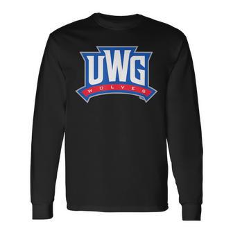 Uwg Wolves Arch Athletics Wordmark Standard Long Sleeve T-Shirt - Monsterry UK