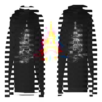 Vacaciones Parísacaciones Hito Arquitectura Camiseta de manga larga - Regaloses