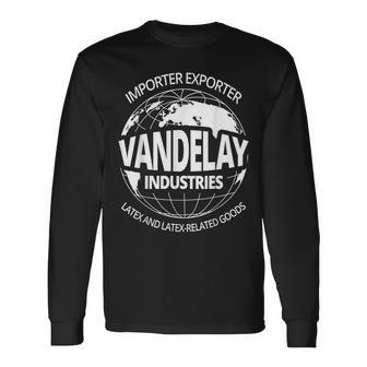 Vandelay Industries Latex-Related Goods Novelty Long Sleeve T-Shirt - Seseable