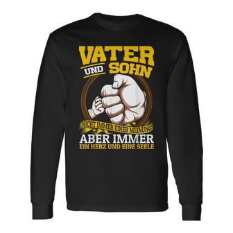 Vater & Sohn Nicht Immer Einer Minung Aber Father & Langarmshirts - Geschenkecke