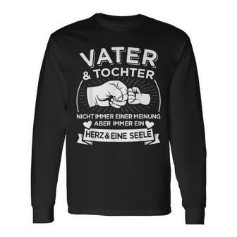 Vater & Tochter Herz Seele Für Papaatertag Geburtstag Langarmshirts - Geschenkecke