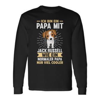 Vater Papaatertag Jack Russell Terrier Papa Langarmshirts - Geschenkecke