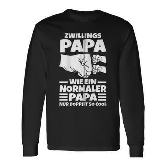 Vatertagater Papa Zwillings Papa Kapuzenjacke Langarmshirts - Geschenkecke