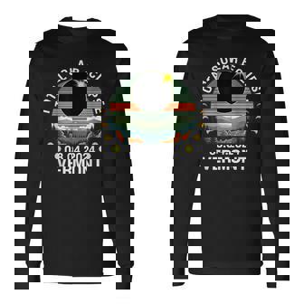 Vermont Eclipse 40824 America Total Solar Eclipse 2024 Vt Long Sleeve T-Shirt - Seseable