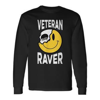 Veteran Raver Old School Rave Raving Party Langarmshirts - Geschenkecke