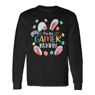 Video Game Easter Bunny Eggs Gamer Easter Gaming Long Sleeve T-Shirt - Thegiftio UK
