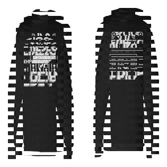 Videojuego Yo No Envejezco Yo Level Up Camiseta de manga larga - Regaloses