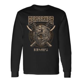 Viking Berserker Norse Pagan Bear Warrior Langarmshirts - Geschenkecke