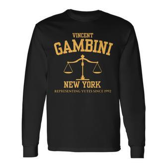 Vincent Gambini New York Long Sleeve T-Shirt - Monsterry CA