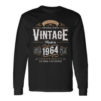 Vintage 1964 60Th Birthday 60 Year Old For Women Long Sleeve T-Shirt - Seseable