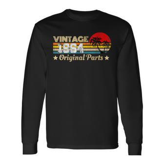 Vintage 1964 Limited Edition Original Parts 60Th Birthday Long Sleeve T-Shirt - Monsterry AU