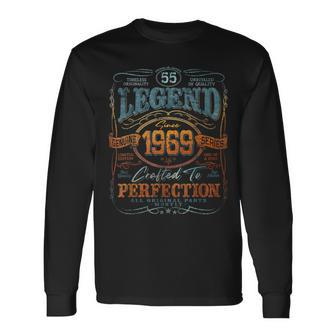 Vintage 1969 Limited Edition 55 Year Old 55Th Birthday Long Sleeve T-Shirt - Monsterry AU