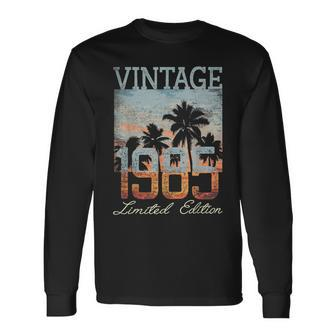 Vintage 1985 Limited Edition 38Th Birthday 38 Year Old Long Sleeve T-Shirt - Monsterry DE