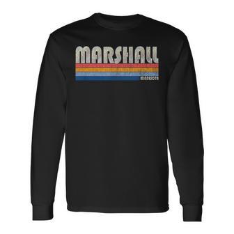 Vintage 70S 80S Style Marshall Mn Long Sleeve T-Shirt - Monsterry DE