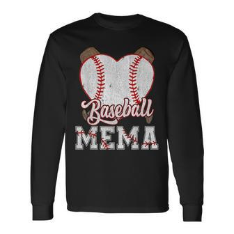 Vintage Baseball Mema Proud Ball Mema Long Sleeve T-Shirt | Mazezy